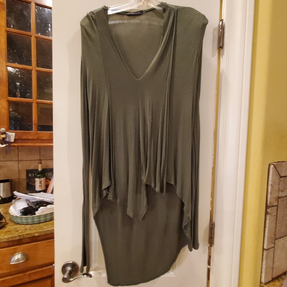 Forest Green Asymetrical Tunic